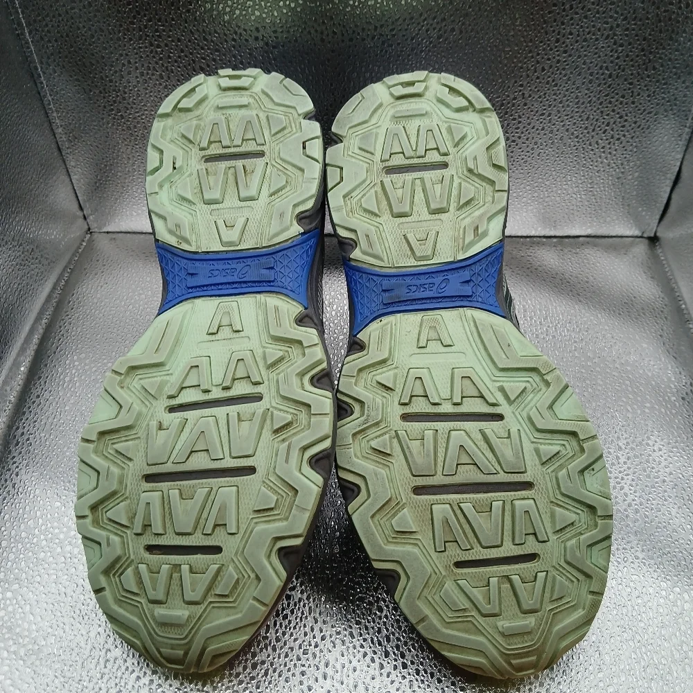Asics Gray w/Blue & Green Trim Sneakers Women's Size 8.5
